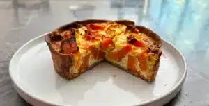 Tartita de Calabaza Asada, Tomillo, Ricota y Muzarella